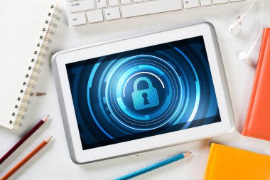 Web güvenlik ve teknoloji kavramı  