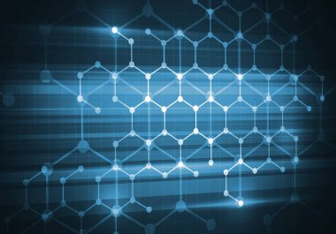 Soyut bağlantı yapısı arka plan