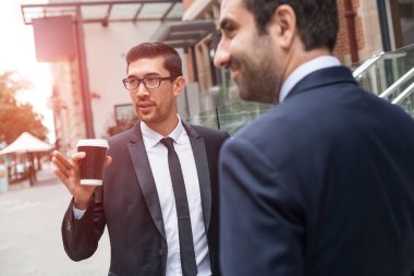 Kahve molası işadamları