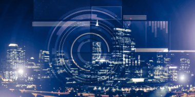 Modern teknolojiler arka plan 