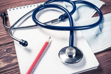 Doktor çalışma alanı arka plan