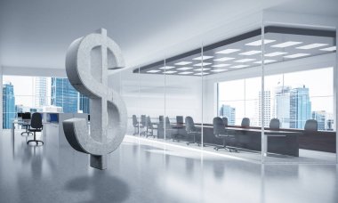 Taş Doları sembol modern ofis