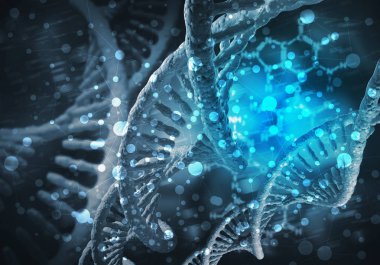 DNA molekülleri arka plan