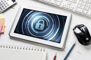 çalışma alanı başı işleri ve tablet ile