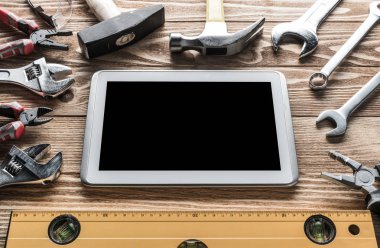 Çeşitli araçlar Oluşturucusu ve tablet PC