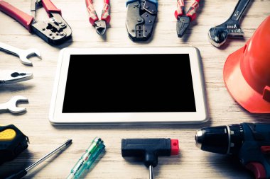 Endüstriyel araçlarına ve tablet