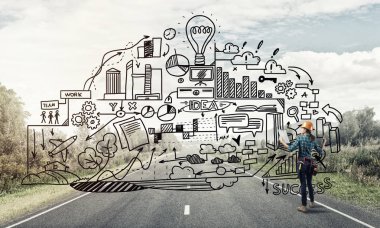 Endüstriyel inşaat ve bakım kavramı