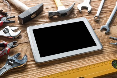 Çeşitli araçlar Oluşturucusu ve tablet PC