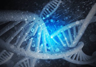 DNA molekülleri arka plan