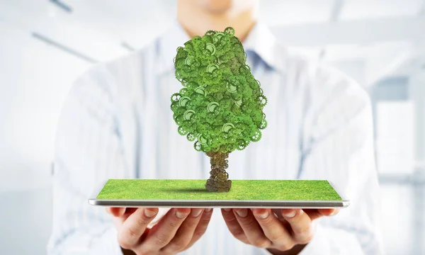 Eco grön miljö koncept — Stockfoto