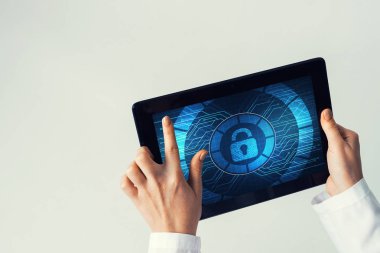 Tablet pc aygıtı doktorun elinde