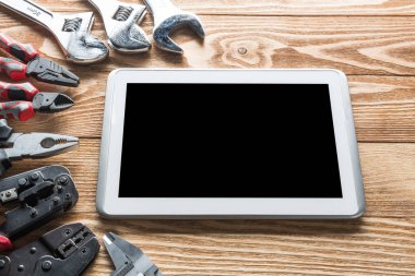 Çeşitli araçlar Oluşturucusu ve tablet PC