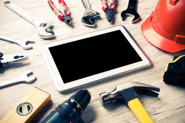 Endüstriyel araçlarına ve tablet