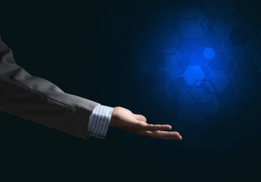 Konsept dijital bağlantı  