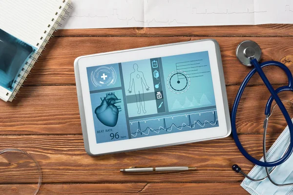 Concepto de tecnologías digitales en medicina — Foto de Stock