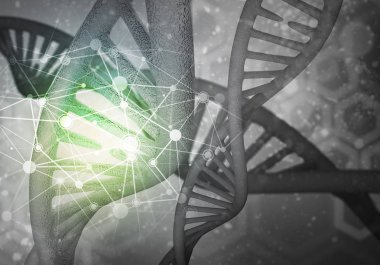 DNA molekülleri arka plan