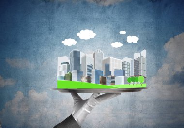 Garson kentsel inşaat sunulması 