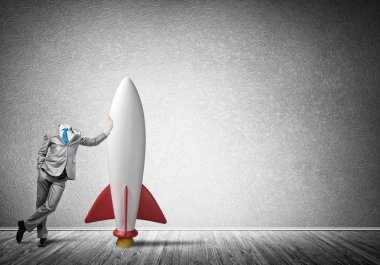 işadamı baş olmadan