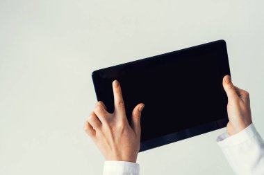 Tablet pc aygıtı doktorun elinde