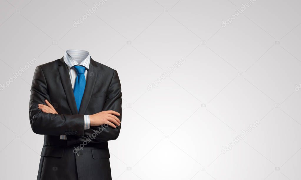 Businessman without head