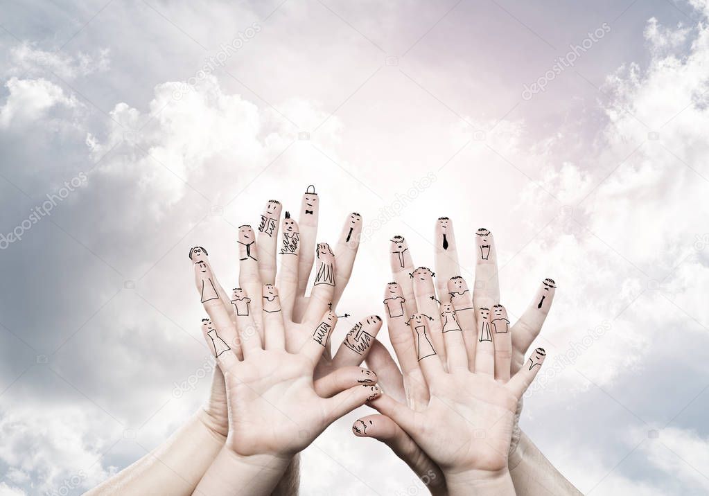 child and parent hands