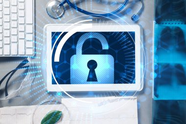  erişim güvenlik kavramı medya ekranında