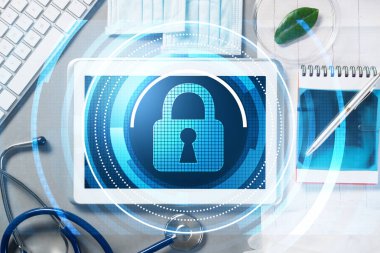  erişim güvenlik kavramı medya ekranında