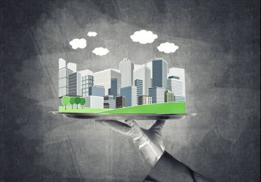 Garson kentsel inşaat sunulması 