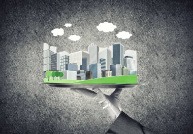 Garson kentsel inşaat sunulması 