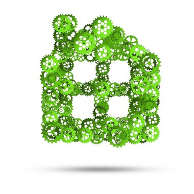 Kavramsal arka plan görüntüsü ev 