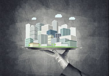 Garson kentsel inşaat sunulması 