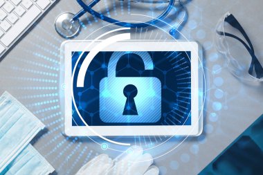  erişim güvenlik kavramı medya ekranında