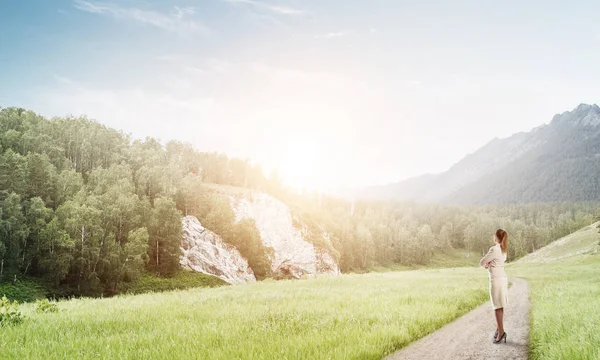 Seu caminho para o sucesso — Fotografia de Stock