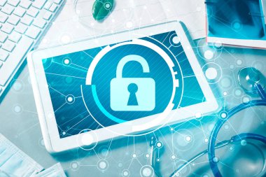  erişim güvenlik kavramı medya ekranında