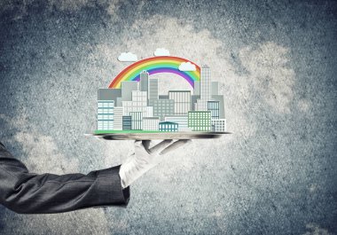 Garson kentsel inşaat sunulması 