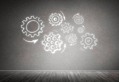 Dişli mekanizması olarak ekip çalışması kavramı