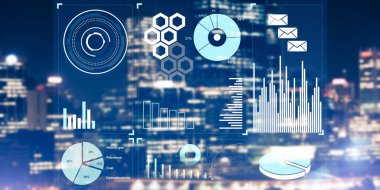 Sanal panel, grafik ve diyagramlar ile