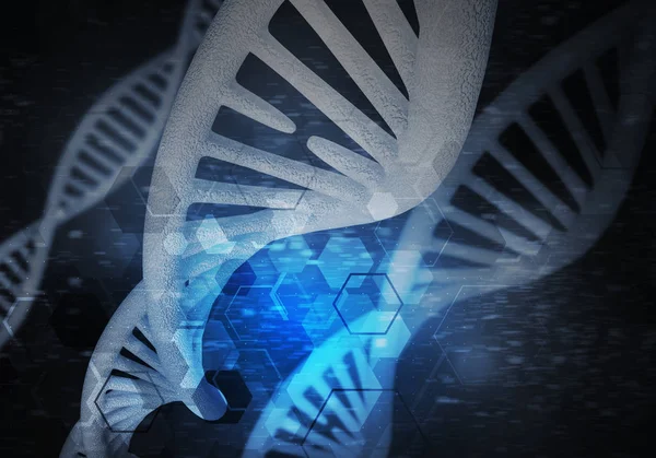 DNA moleculen achtergrond — Stockfoto