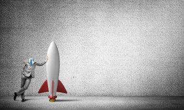 Boş odada başsız işadamı