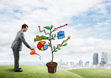 yatırım ve finansal büyüme kavramı