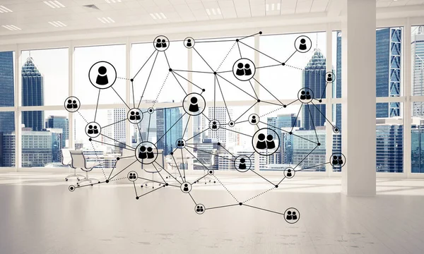 Nätverk och trådlös anslutning koncept — Stockfoto