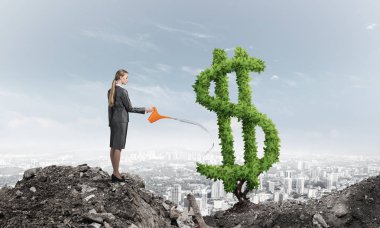 çekici genç iş kadını 