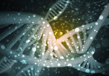 DNA molekülleri arka plan
