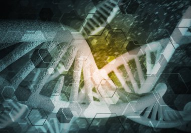 DNA molekülleri arka plan