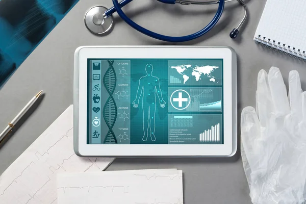 Digital technologies in medicine concept