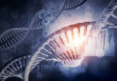 DNA molekülleri arka plan