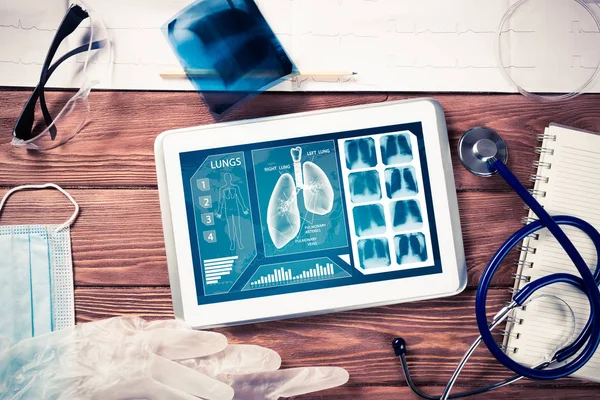 Tecnologie digitali in medicina — Foto Stock