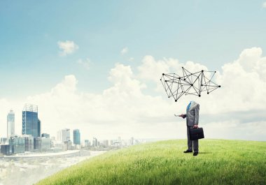 İş konsepti olarak sosyal ağ 