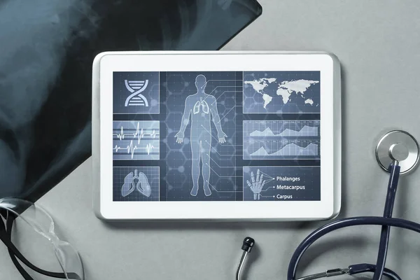 Technologie cyfrowe w medycynie — Zdjęcie stockowe