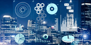 Sanal panel, grafik ve diyagramlar ile 